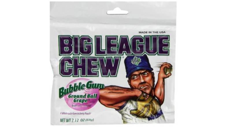 Order Ford Gum, Big League Chew, Bubble Gum, Ground Ball Grape  2.12 Oz food online from Valero Food Mart store, Murrayville on bringmethat.com