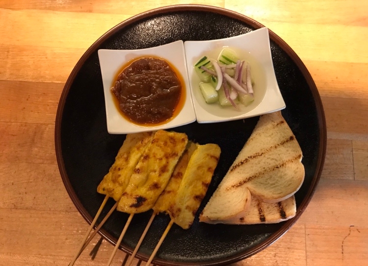 Order CHICKEN SATAY food online from Kin sushi & thai cuisine store, Chicago on bringmethat.com
