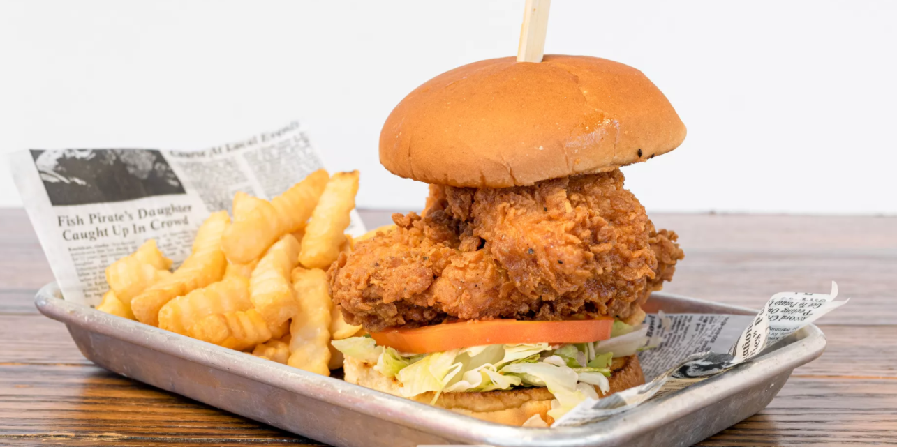 Order Fried Chicken Sandwich food online from Bg Burgers store, Bowling Green on bringmethat.com
