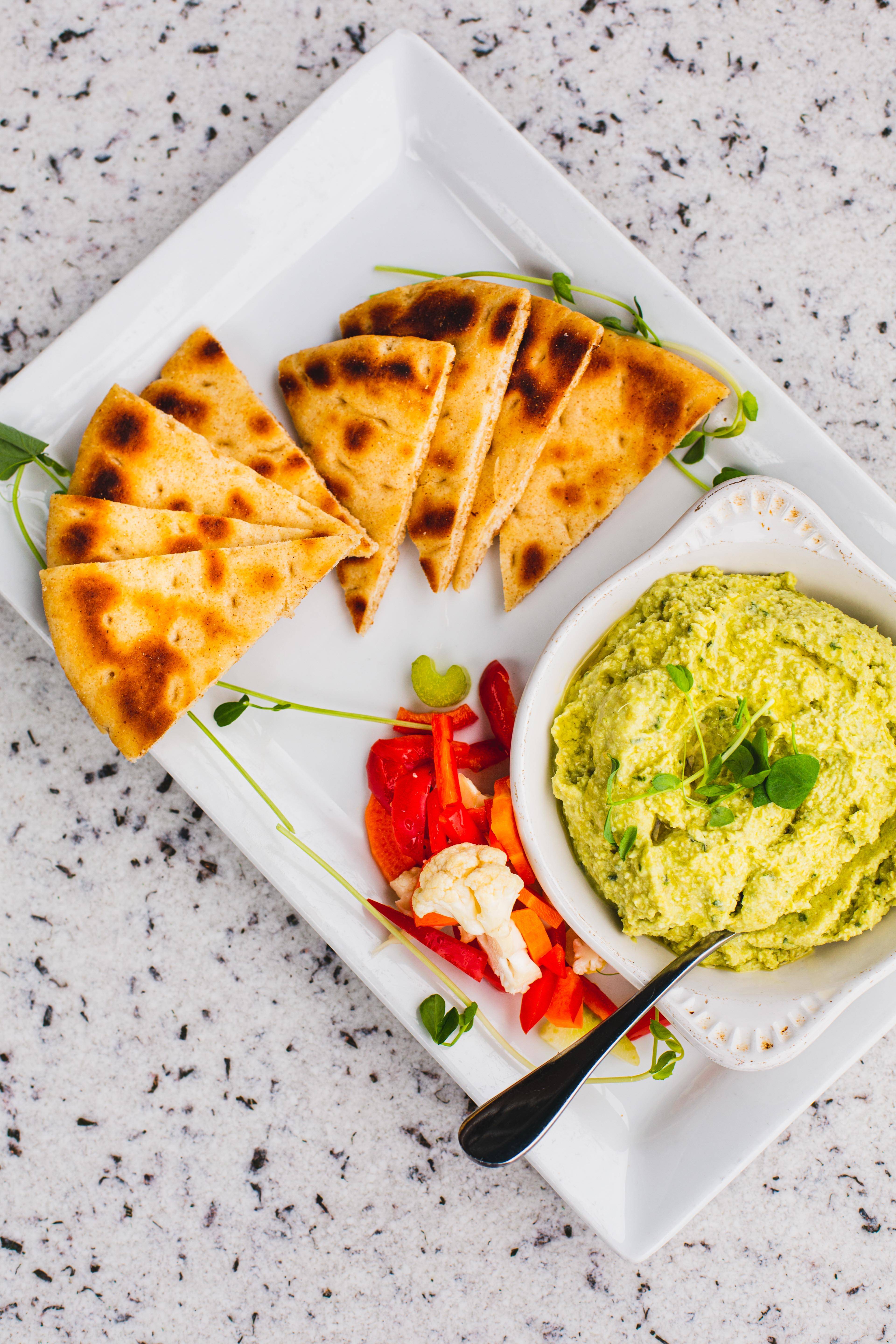 Order Edamame Basil Hummus food online from Bluewater store, Wrightsville Beach on bringmethat.com