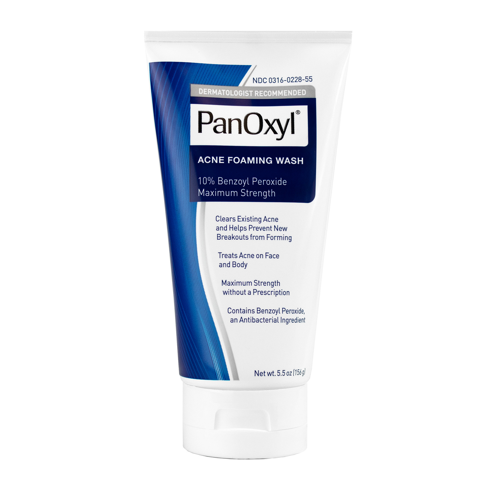 Order PanOxyl Acne Foaming Wash - Maximum Strength 10% Benzoyl Peroxide, 5.5 oz food online from Rite Aid store, CORNING on bringmethat.com