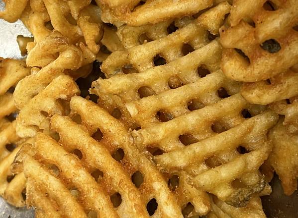 Order Seasoned Waffle Fries food online from Papa Lou's Kitchen store, Fayetteville on bringmethat.com