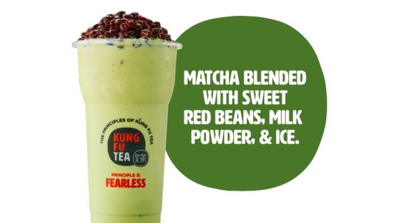 Order Matcha Red Bean Slush food online from Kung Fu Tea store, San Jose on bringmethat.com