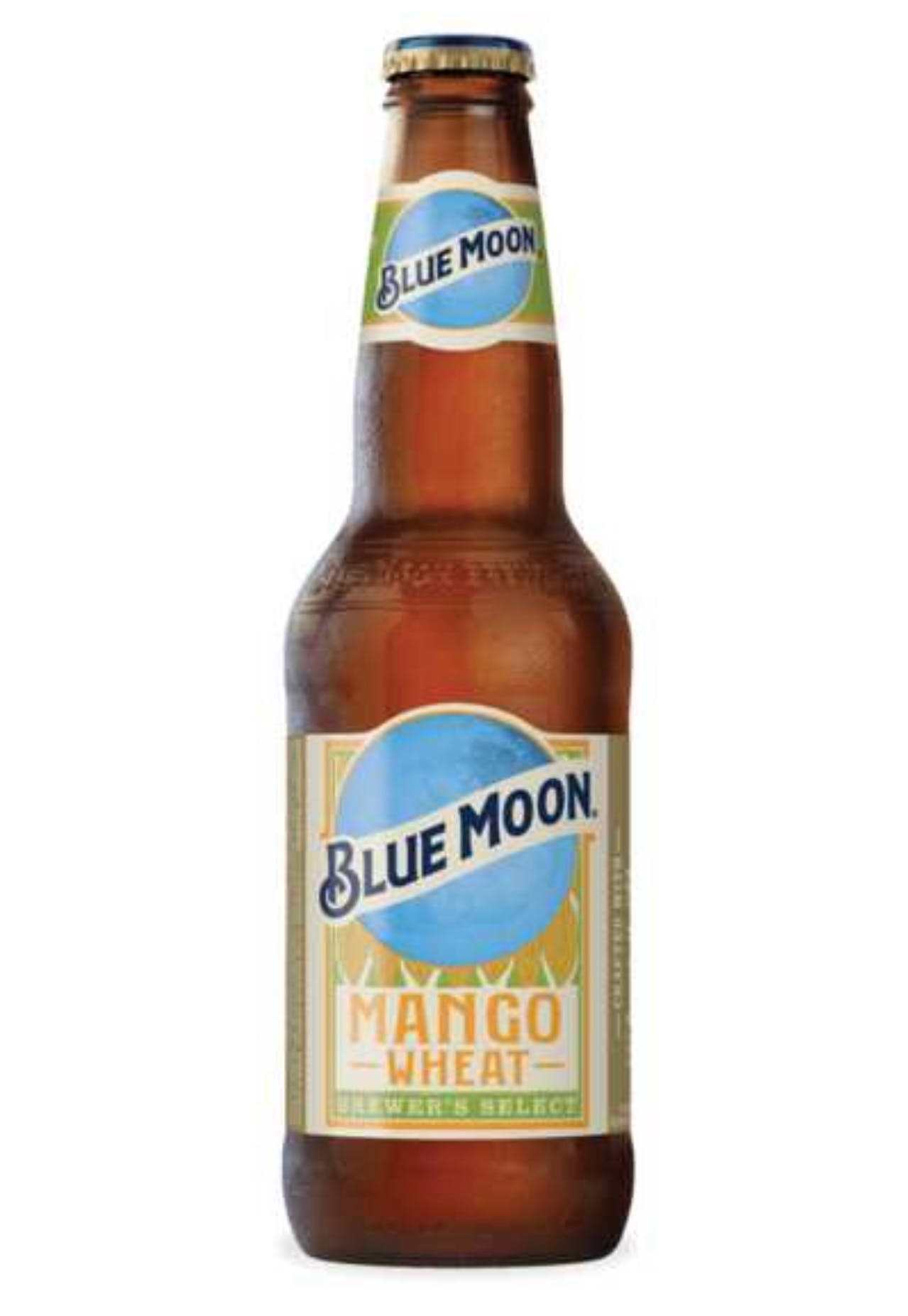 Order Blue Moon Belgian White Wheat Craft Beer - Product food online from 125th Pizza Of Harlem store, Harlem on bringmethat.com