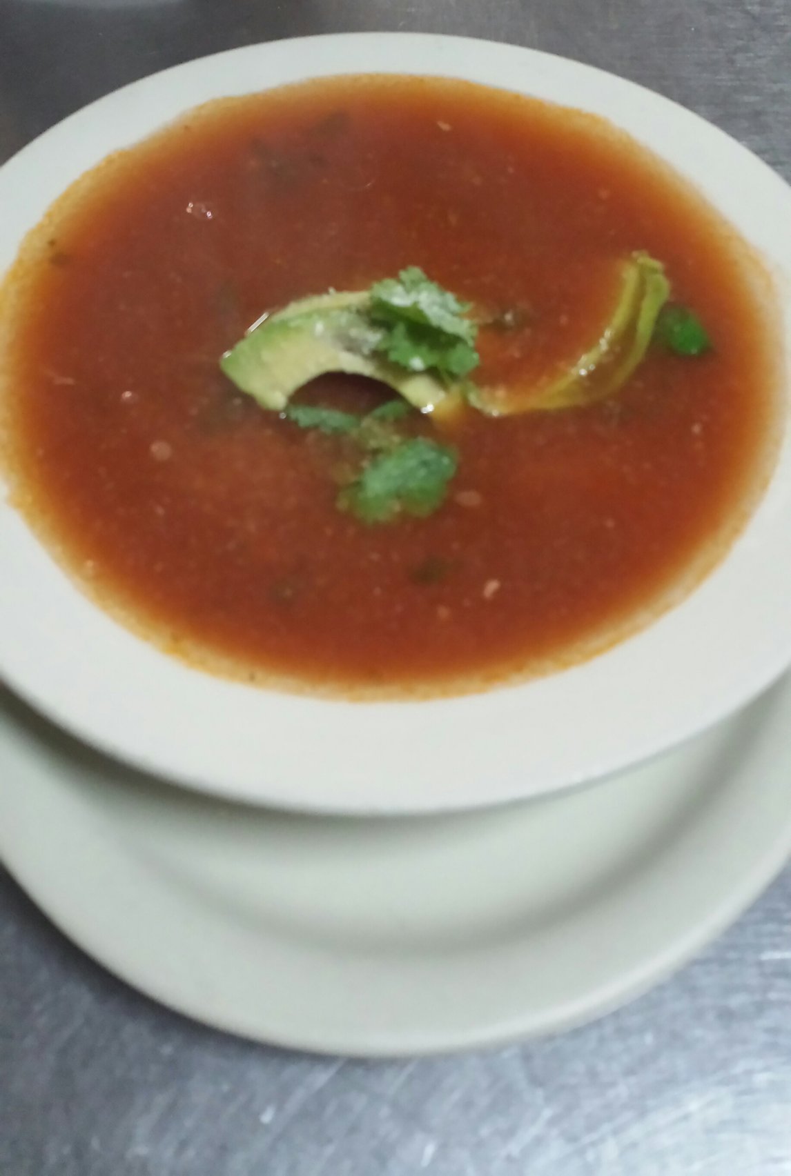 Order Tortilla Soup food online from Chile Tomate & Cebolla Mexican Restaurant store, San Antonio on bringmethat.com