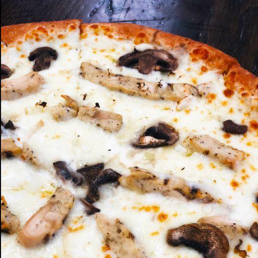 Order 10" Small Chicken Alfredo Pizza food online from Zoner's Pizza Wings & Waffles store, Spring on bringmethat.com