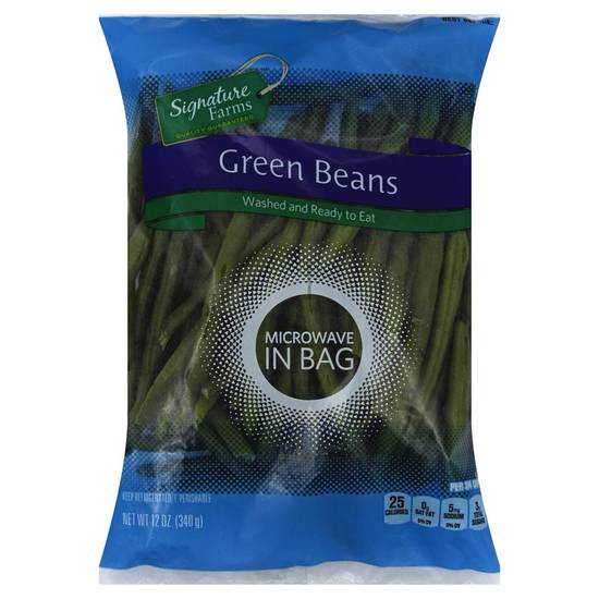 Order Signature Farms · Green Beans (12 oz) food online from Albertsons Express store, Watauga on bringmethat.com