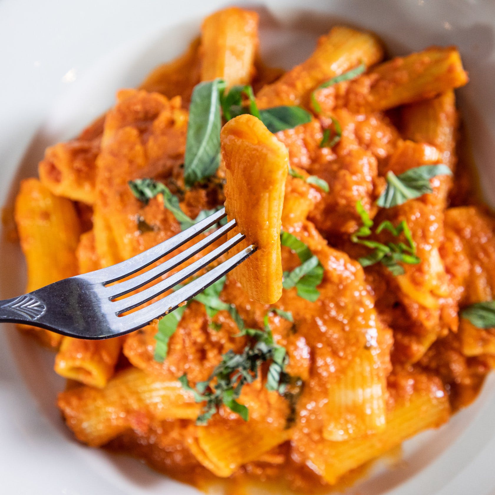 Order Rigatoni Alla Vodka - Pasta food online from Connies Pizza By The Pier store, Chicago on bringmethat.com