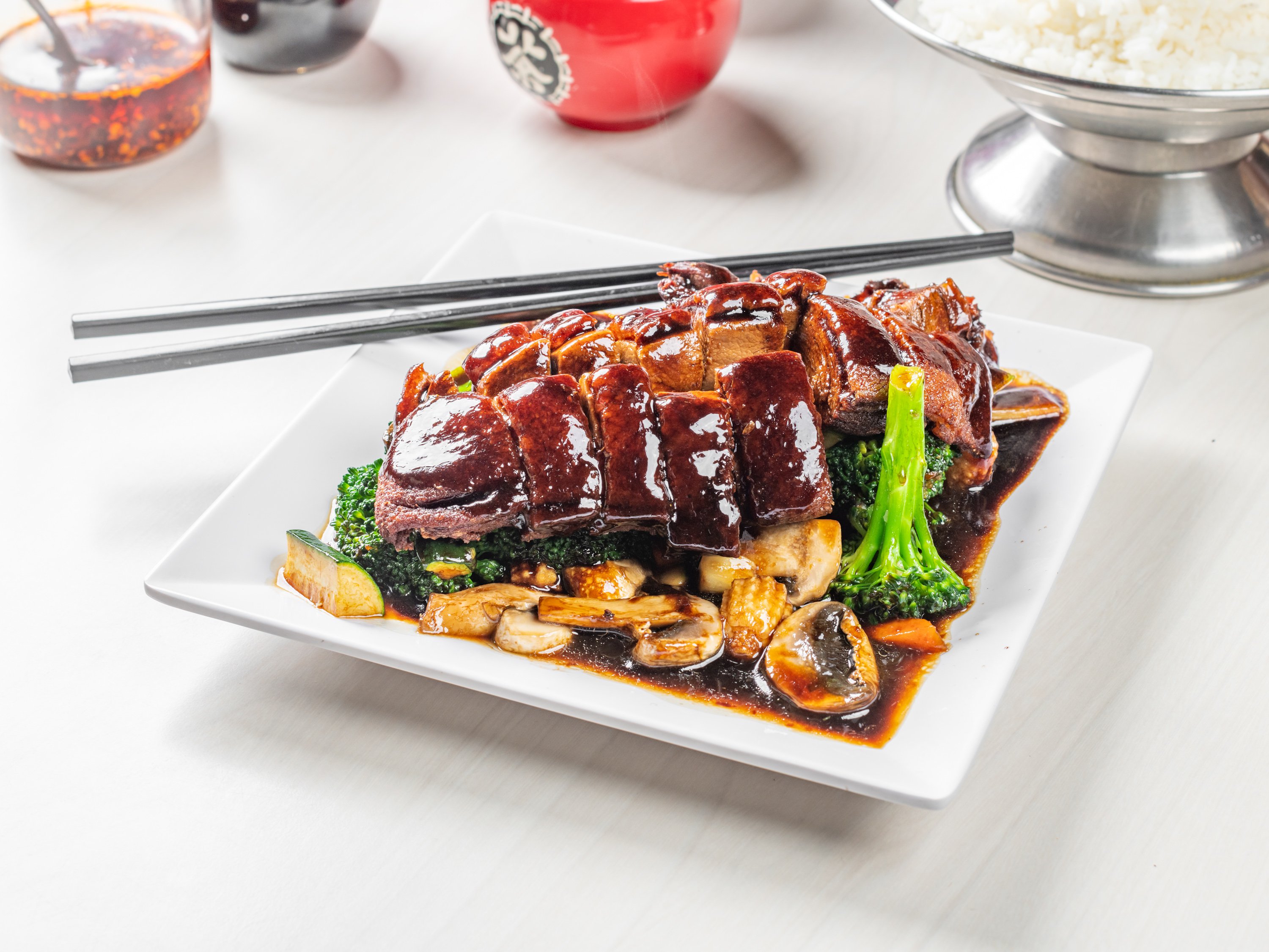 Order Duck with Vegetables food online from Hunan Palace store, El Paso on bringmethat.com