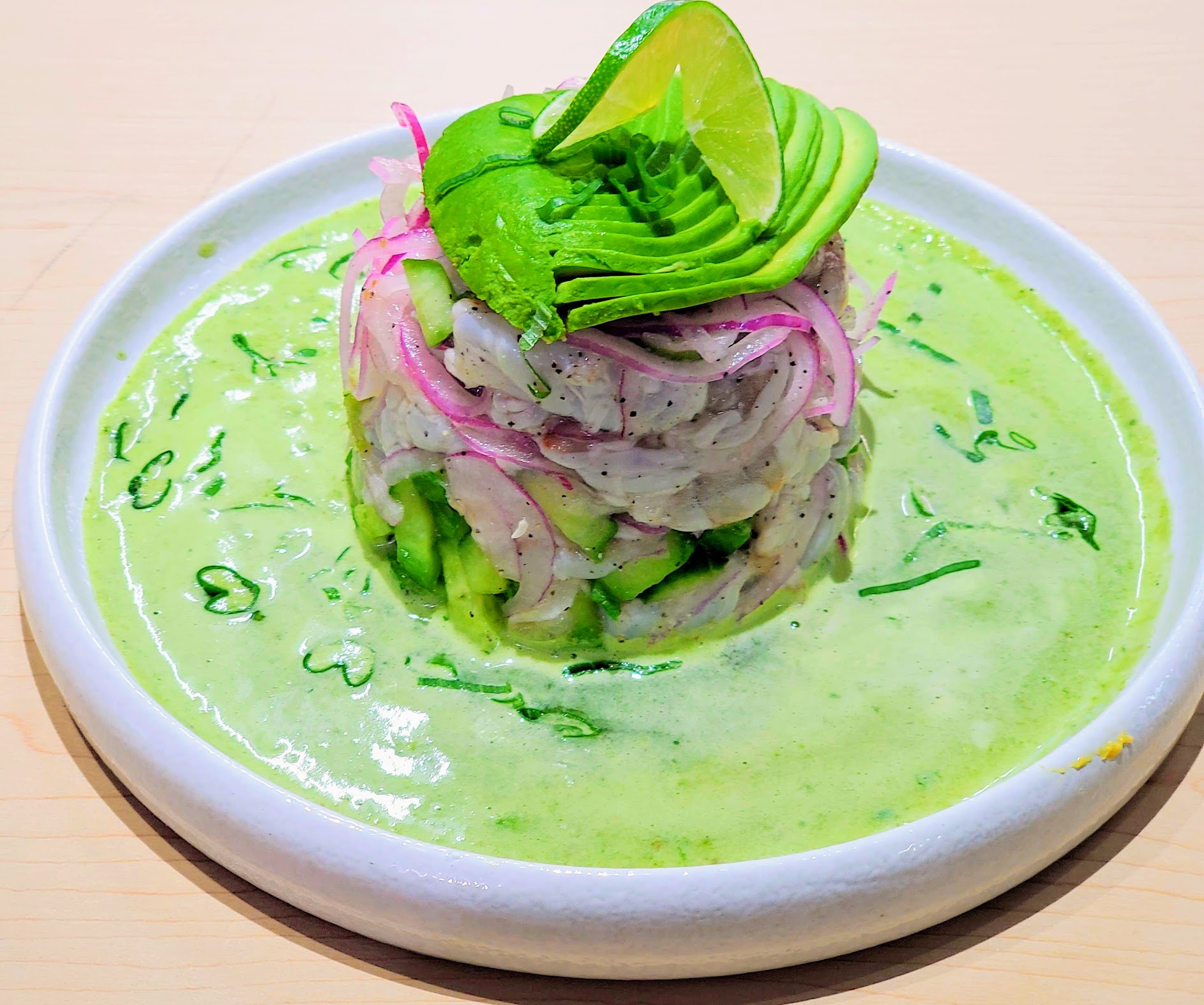 Order Aguachiles Verdes food online from Xalisco Bar & Grill store, Lancaster on bringmethat.com