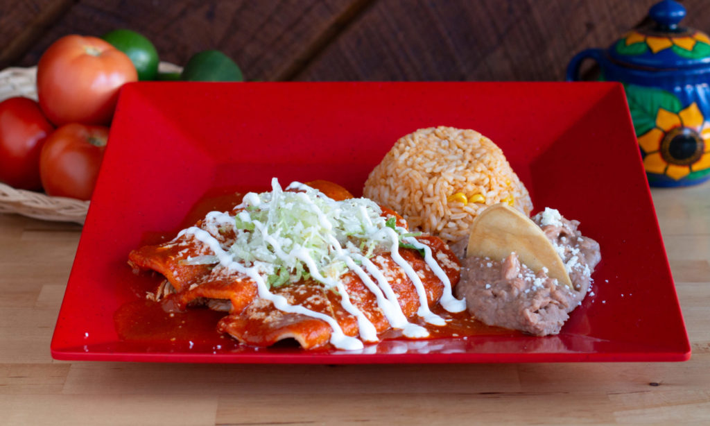 Order Enchiladas Rojas food online from El Taquito store, Norristown on bringmethat.com