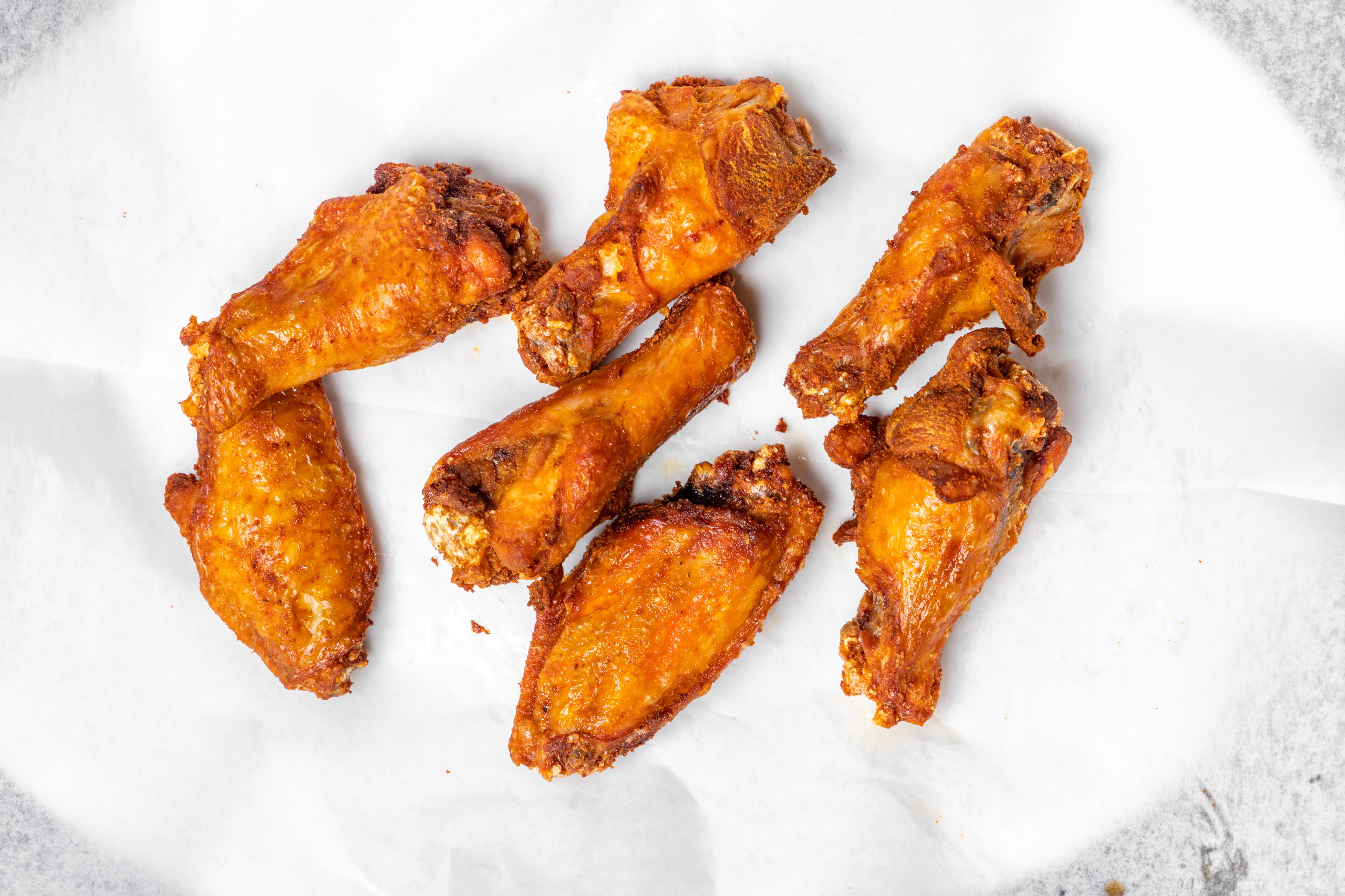 Order Chicken Wings - 7 Pieces food online from Ellie's Pizza store, Beverly Farms on bringmethat.com
