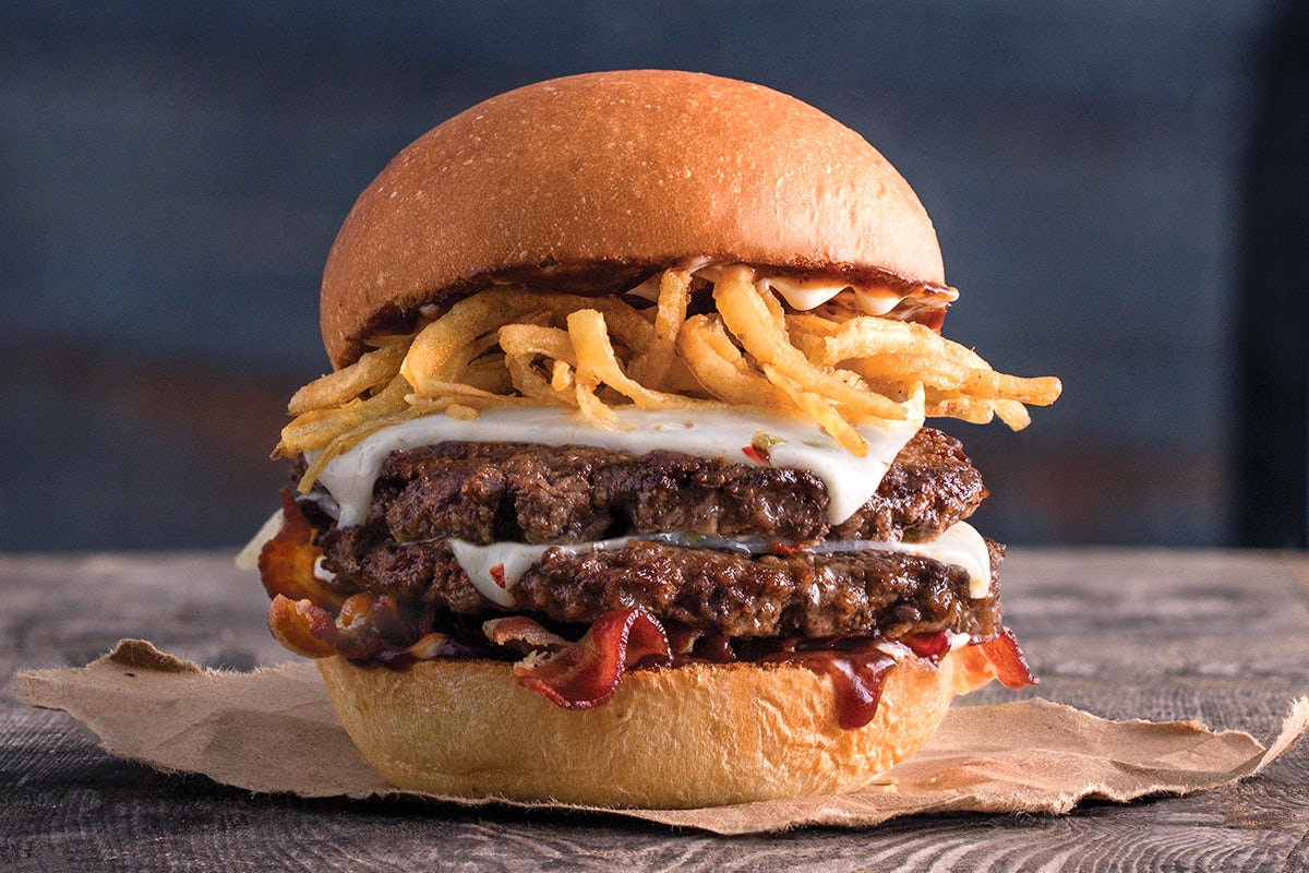 Order The Indulgent BBQ food online from MOOYAH Burgers, Fries & Shakes store, Boston on bringmethat.com