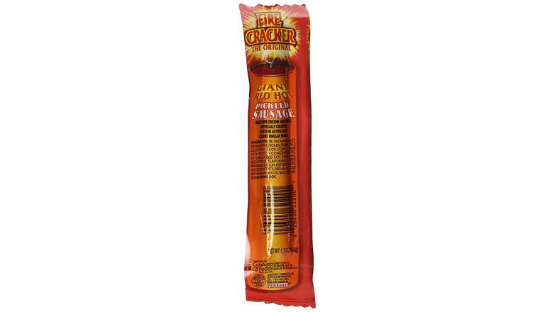 Order Penrose Fire Cracker Giant Red Hot Sausage 1.7 OZ food online from Valero Food Mart store, Murrayville on bringmethat.com