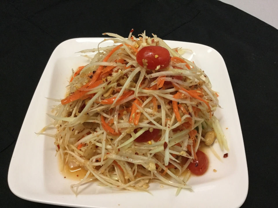 Order Papaya Salad food online from Khao Hom Thai & Pho store, Billerica on bringmethat.com