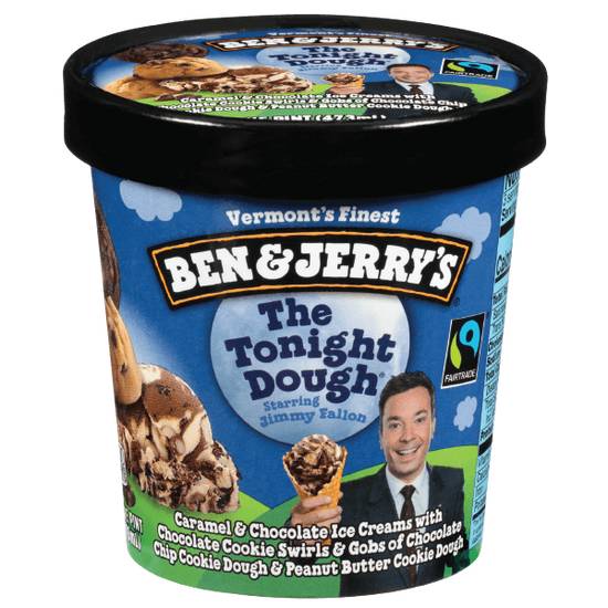 Order Ben & Jerry's The Tonight Dough Ice Cream 16oz food online from Caseys Carry Out Pizza store, Buffalo on bringmethat.com