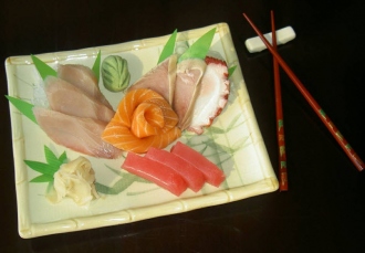Order R30. Combination Sashimi food online from 88 Chinese & Sushi Sherman Oaks store, Van Nuys on bringmethat.com
