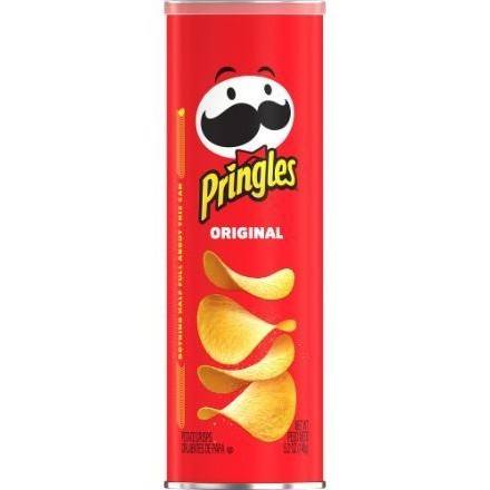 Order Pringles Potato Crisps Chips Original (5.2 oz) food online from Light Speed Market store, Marietta on bringmethat.com