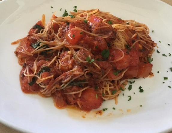 Order Capellini Checca Lunch food online from Pino Cucina store, Ladera Ranch on bringmethat.com