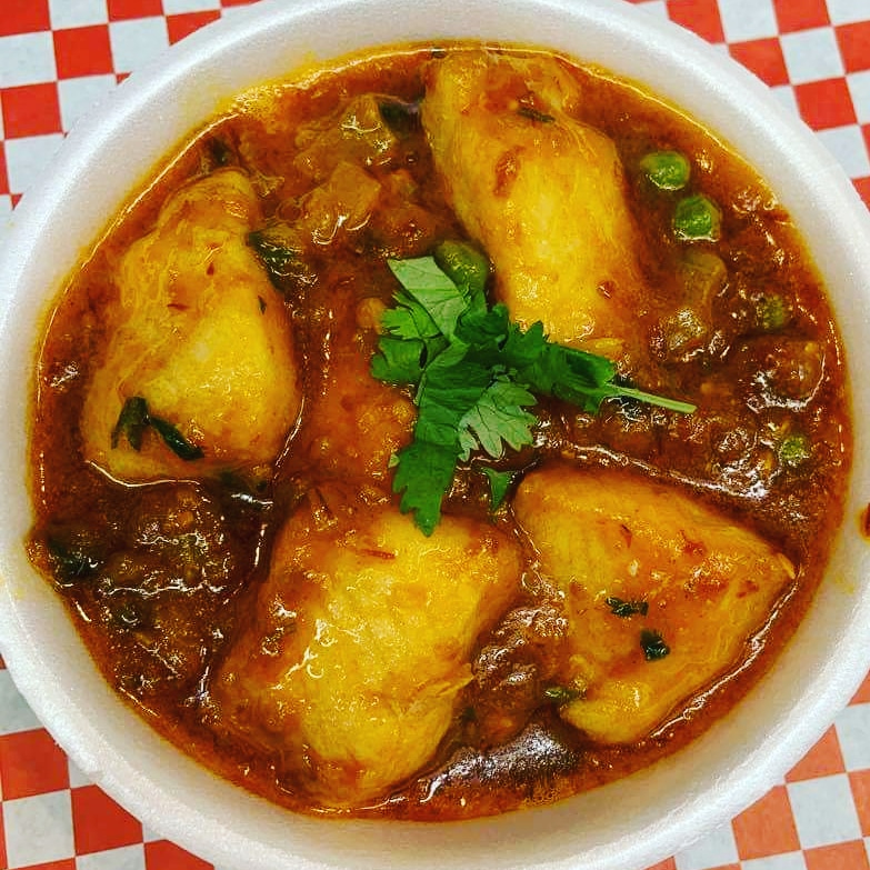 Order Fish Curry food online from Indimex Eats Indian Restaurant store, Los Angeles on bringmethat.com