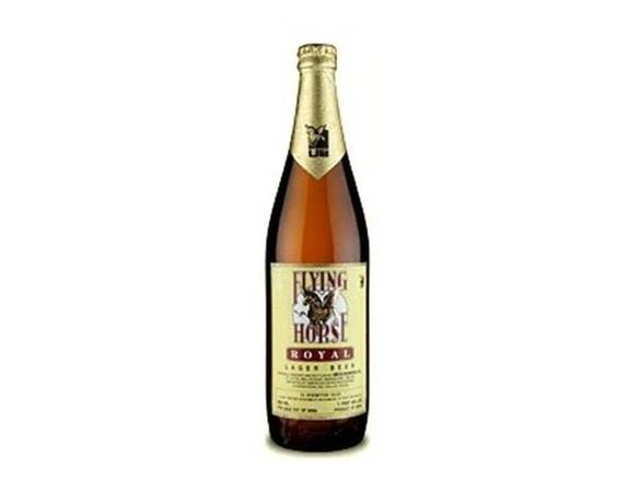 Order Flying Horse Royal Lager Beer - 22oz Bottle food online from Liquor Cabinet store, Houston on bringmethat.com