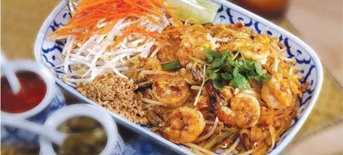 Order A1. Pad Thai帕泰 food online from Crystal Jade Chinese Restaurant  store, Saint Paul on bringmethat.com