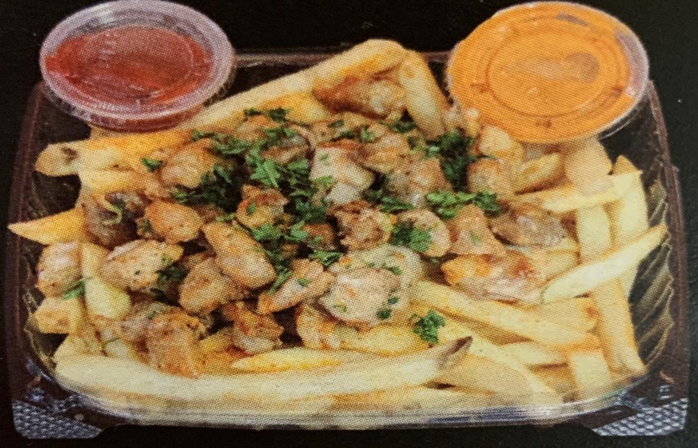 Order 18. Chicken Doner Fries food online from Turkish Agha store, Portland on bringmethat.com
