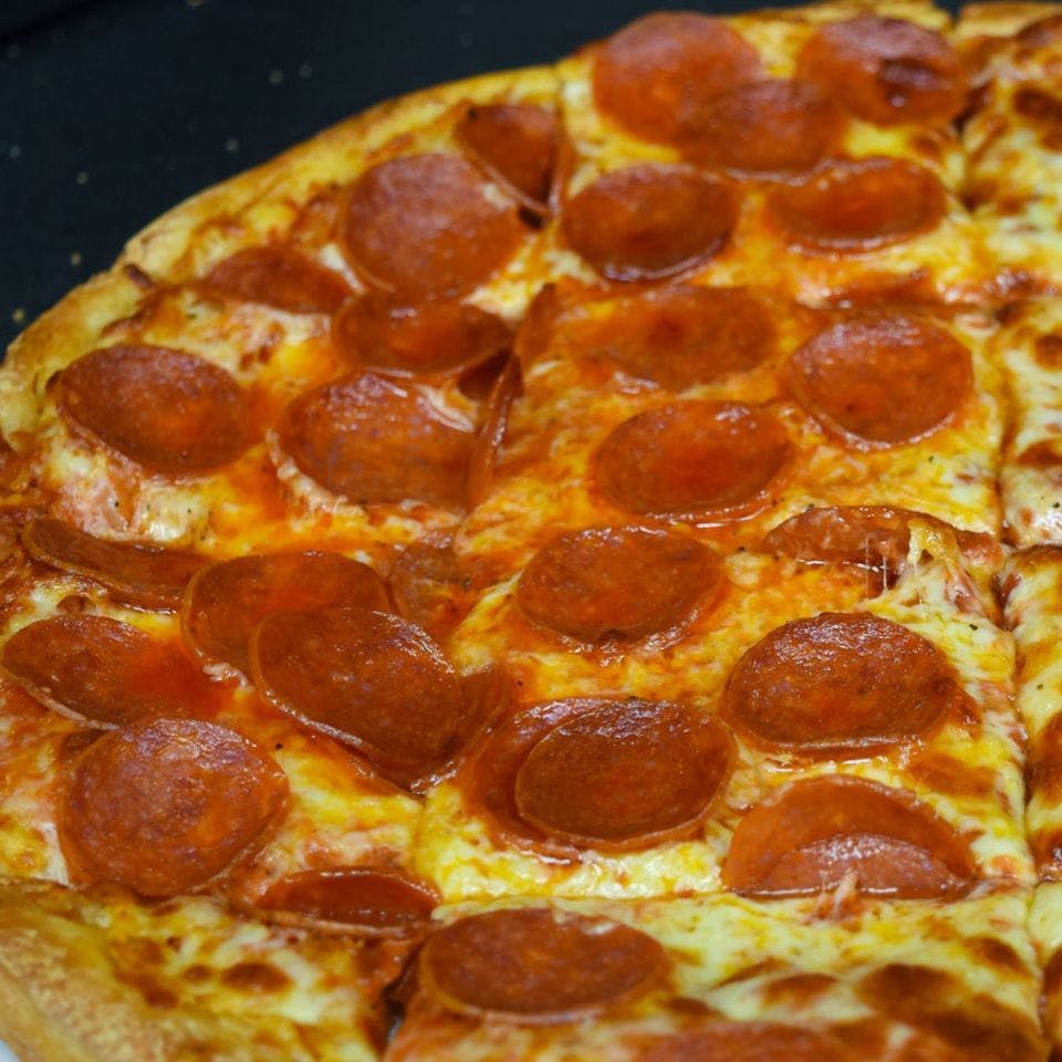 Order Pepperoni Pizza - Small 10" food online from Johnny Pizza store, Brooklyn on bringmethat.com