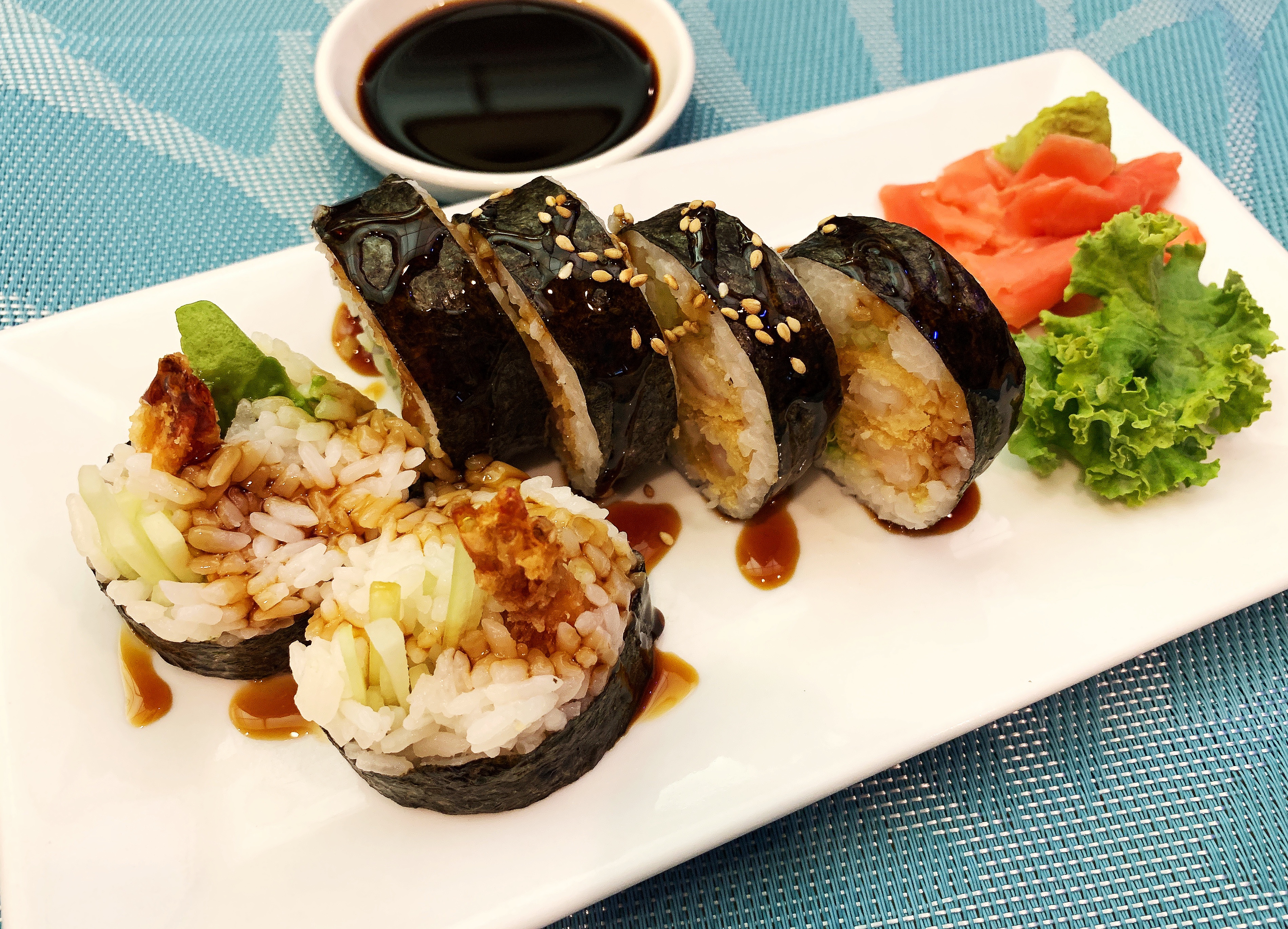 Order Shrimp Tempura Roll food online from Asahi Japanese And Chinese Cuisine store, Yorktown on bringmethat.com
