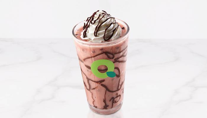 Order Chocolate Strawberry Smoothie  24oz food online from Quickchek store, Chester on bringmethat.com
