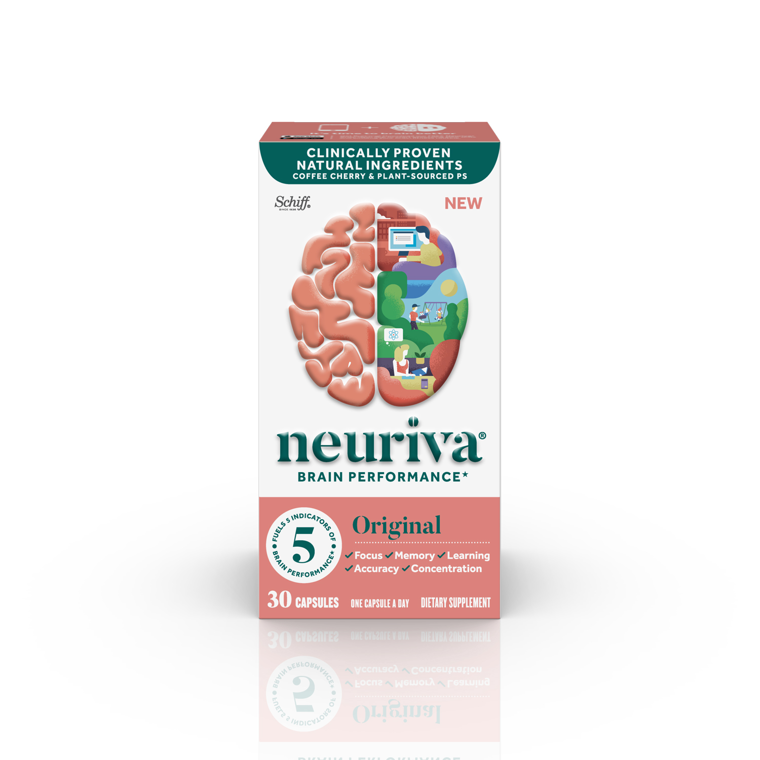 Order Neuriva Original Brain Performance Supplement - 30 ct food online from Rite Aid store, Antelope on bringmethat.com