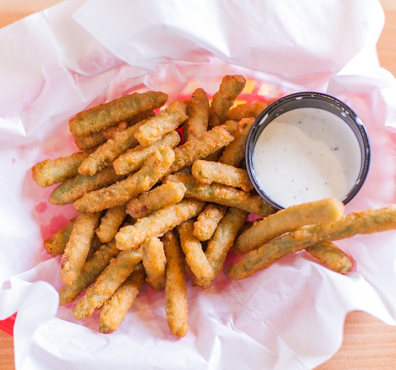 Order Fried Green Beans food online from Something Different Grill store, Lubbock on bringmethat.com