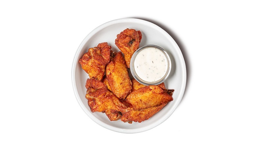 Order Jumbo Wings (8) w/ Buttermilk Ranch food online from The Naked Bird store, Columbus on bringmethat.com