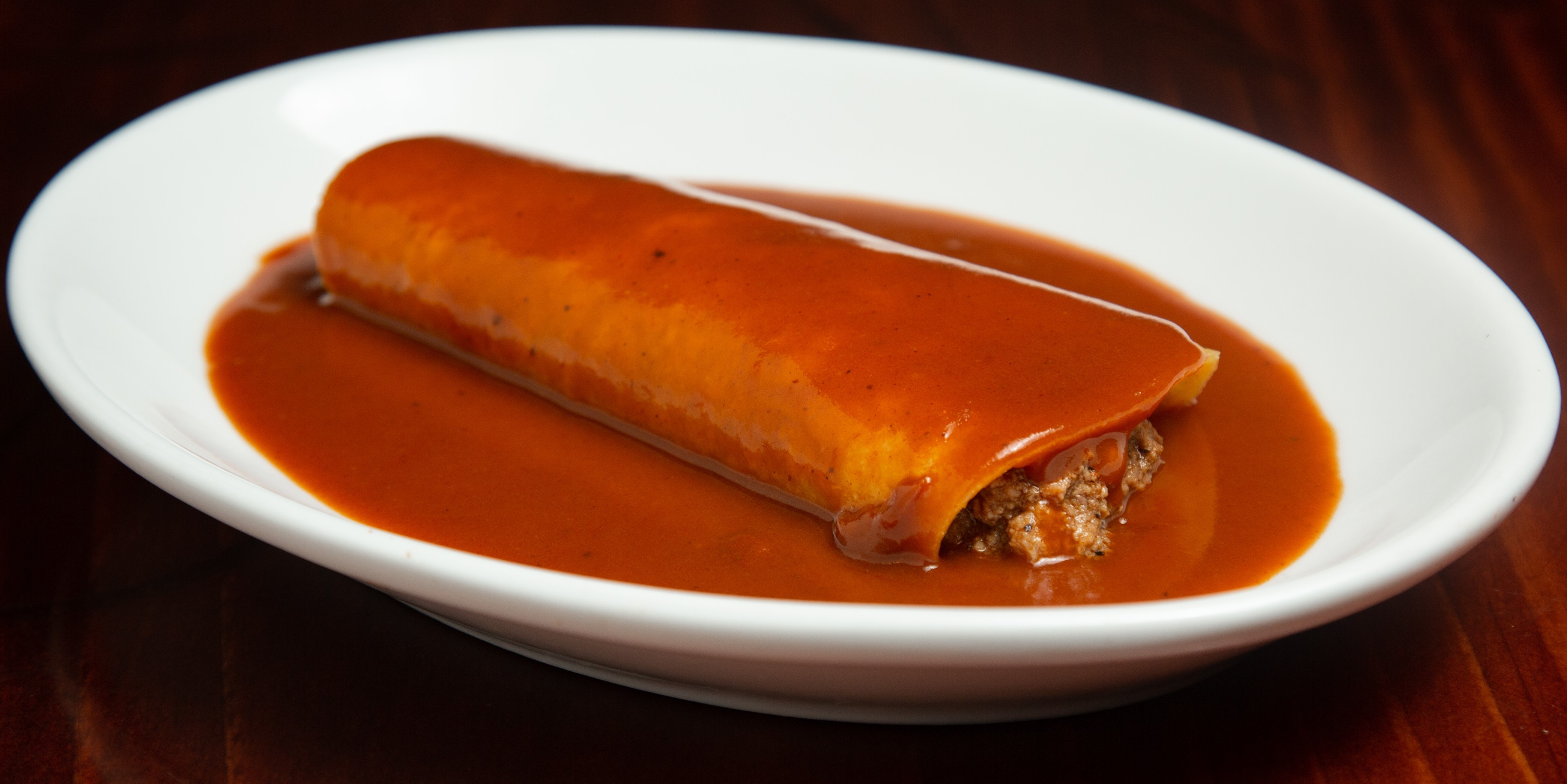 Order Beef Enchilada food online from Tito Mexican Restaurant store, Spring Hill on bringmethat.com