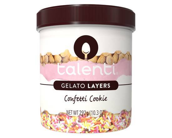 Order Talenti Layers Confetti Cookie Gelato food online from The Ice Cream Shop store, Toms River on bringmethat.com