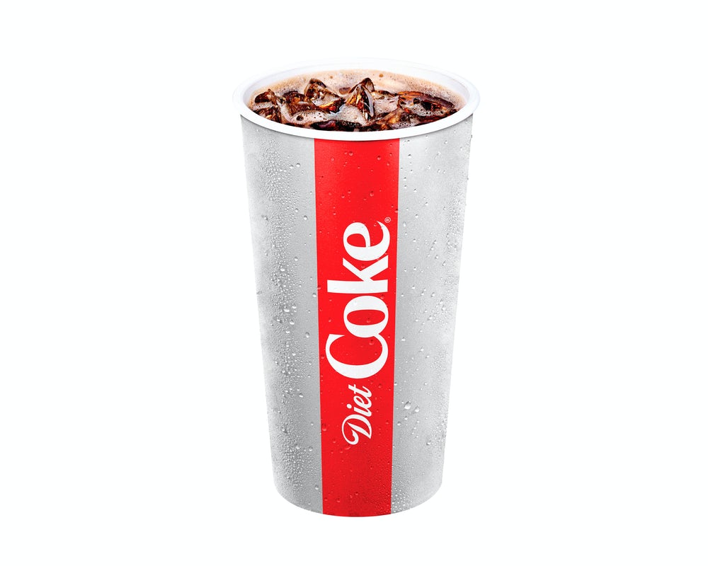 Order Diet Coke® food online from The Burger Den store, Schertz on bringmethat.com