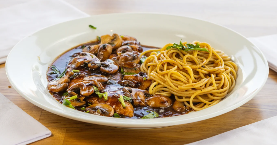 Order Chicken Marsala food online from Pietro's Bakery & Cafe store, Frisco on bringmethat.com