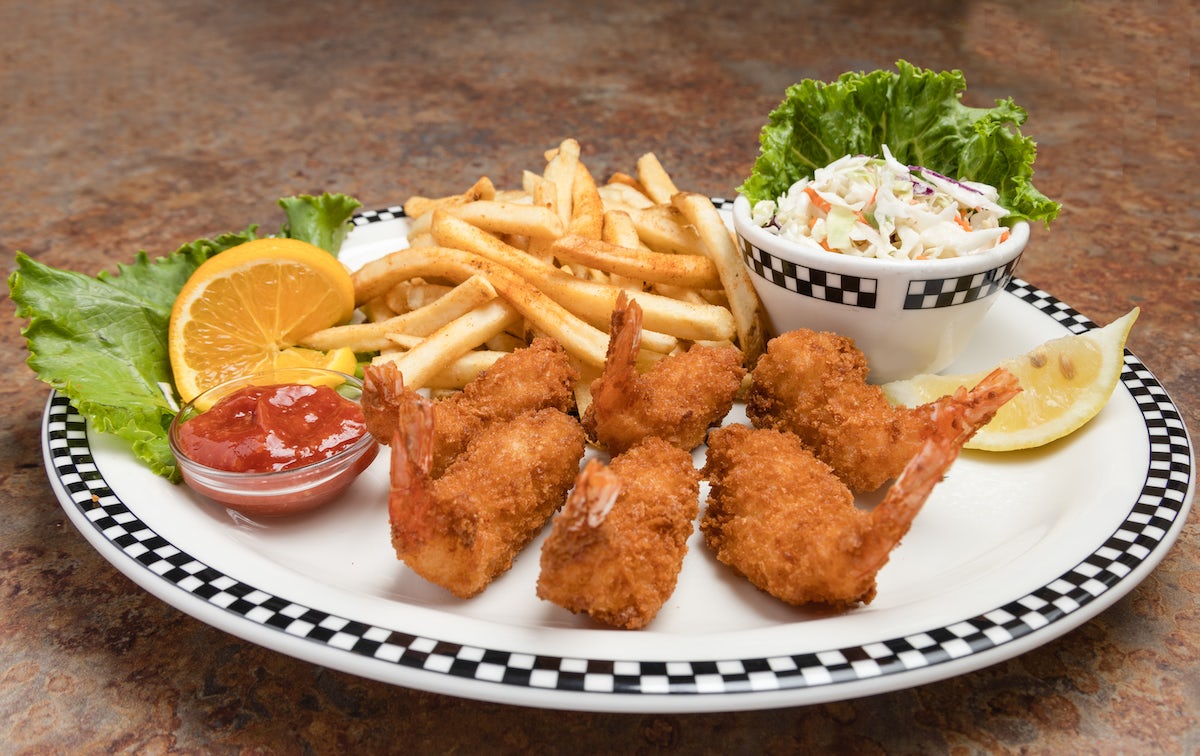 Order Shrimp & Chips food online from Black Bear Diner store, Las Vegas on bringmethat.com