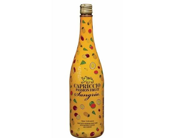 Order Capriccio, Passionfruit Sangria (NV) · 750 mL food online from House Of Wine store, New Rochelle on bringmethat.com