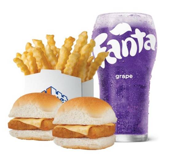Order FISH SLIDER MEAL CAL 970-1360 food online from White Castle store, Toms River on bringmethat.com