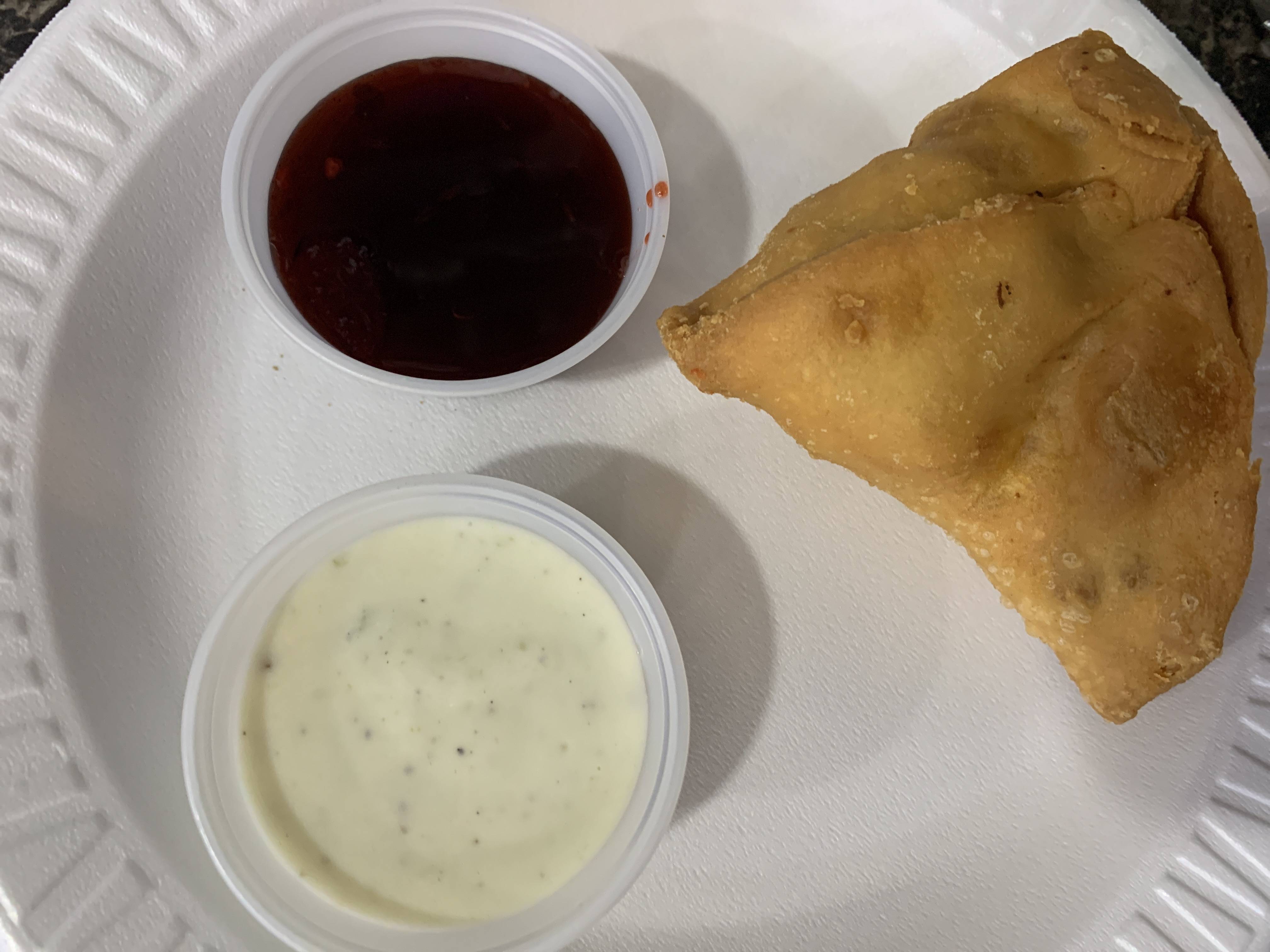 Order Chicken samosa food online from Lahori Chilli Restaurant & Sweets store, New York on bringmethat.com