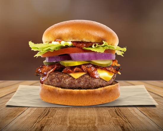 Order Bacon Cheeseburger food online from Texas Chicken & Burgers store, Levittown on bringmethat.com