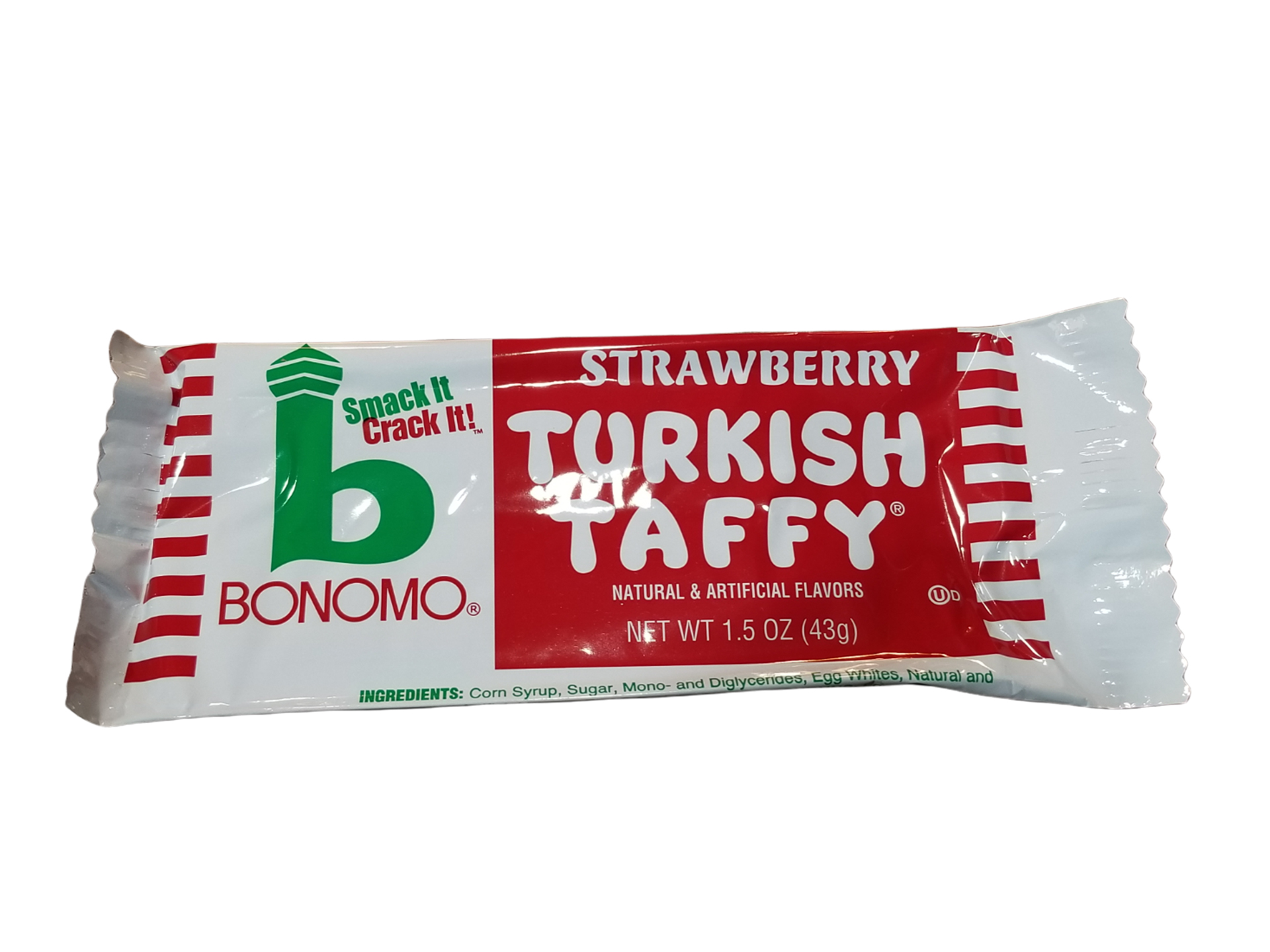 Order Bonomo Turkish Taffy - Strawberry food online from Mike Brick Oven Pizza store, Pottstown on bringmethat.com