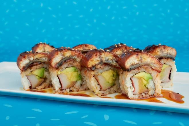 Order Dancing Eel Roll food online from Sushi Maki store, Palmetto Bay on bringmethat.com