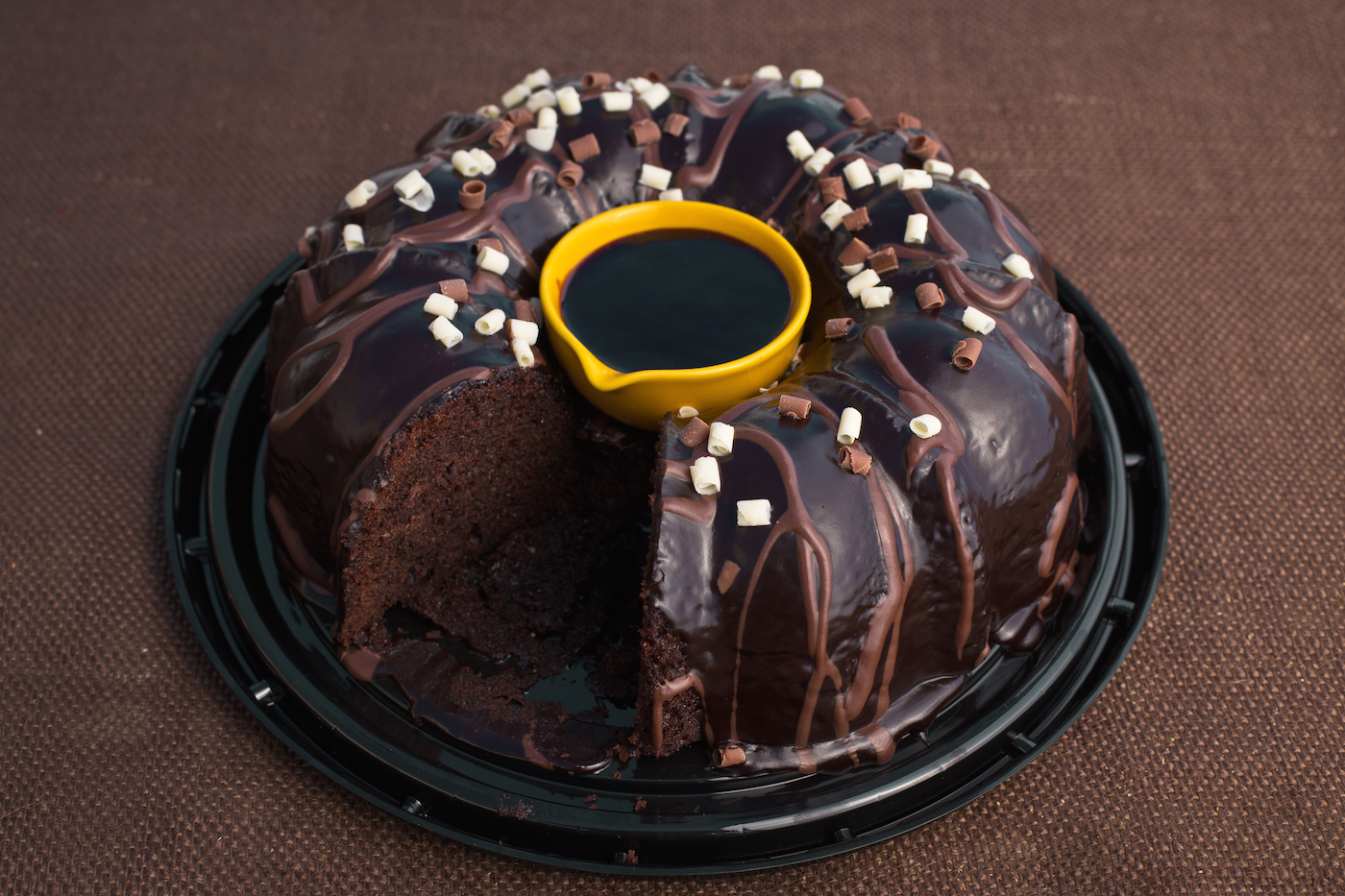 Order Triple Chocolate Bundt Cake food online from Golden Desserts store, Albany on bringmethat.com