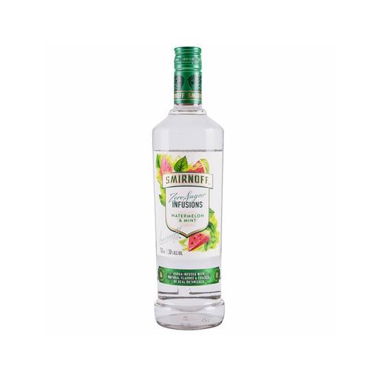 Order Smirnoff Infusions Zero Sugar Vodka - Watermelon & Mint 750ml | 30% abv food online from Pink Dot El Cajon store, El Cajon on bringmethat.com