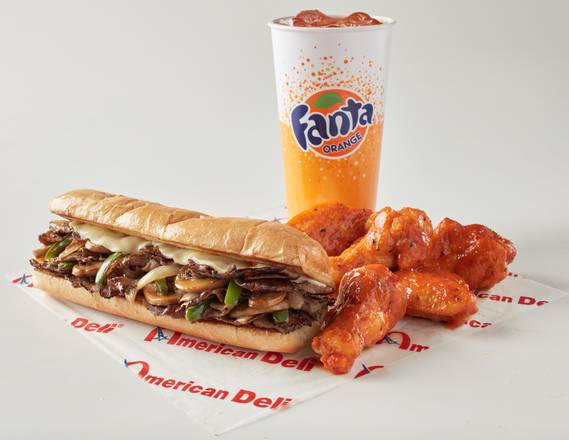 Order Philly Combo food online from American Deli store, Houston on bringmethat.com