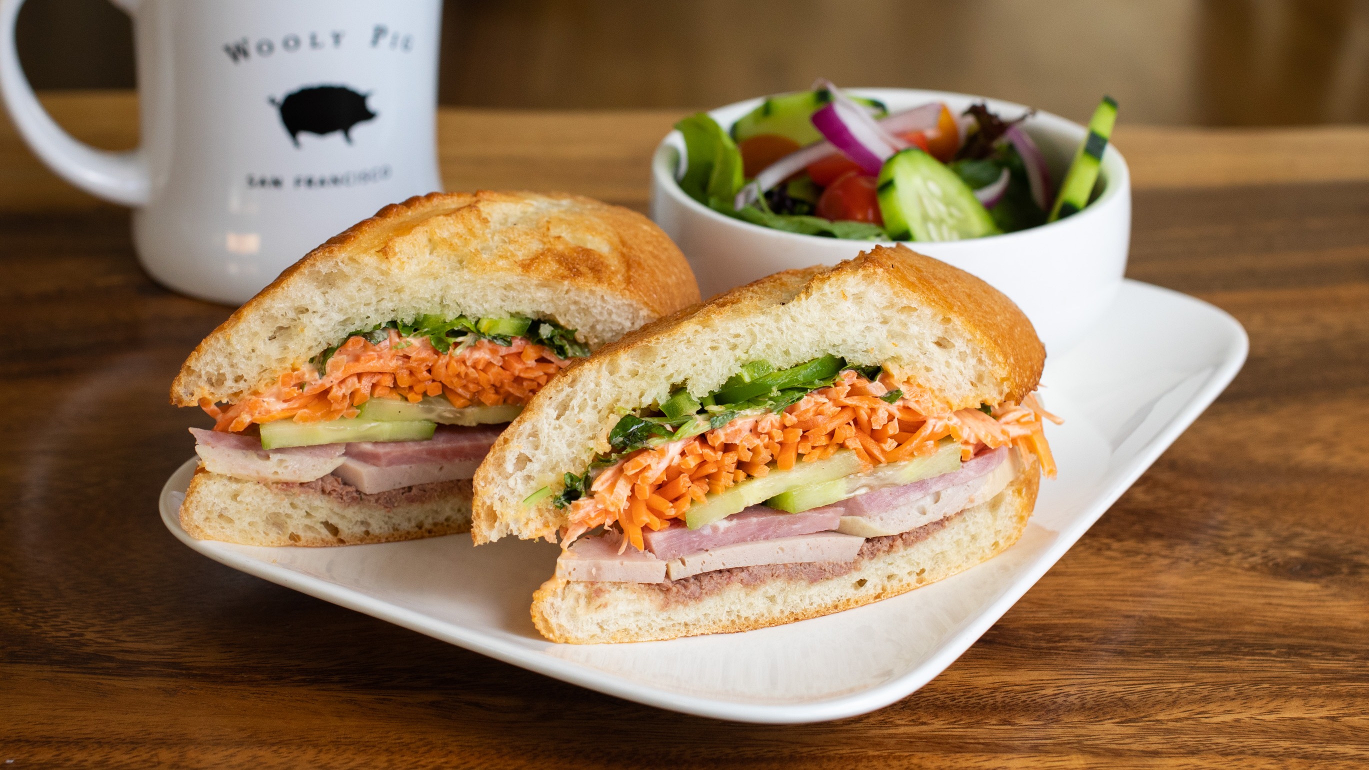 Order Banh Mi food online from Wooly Pig store, San Francisco on bringmethat.com