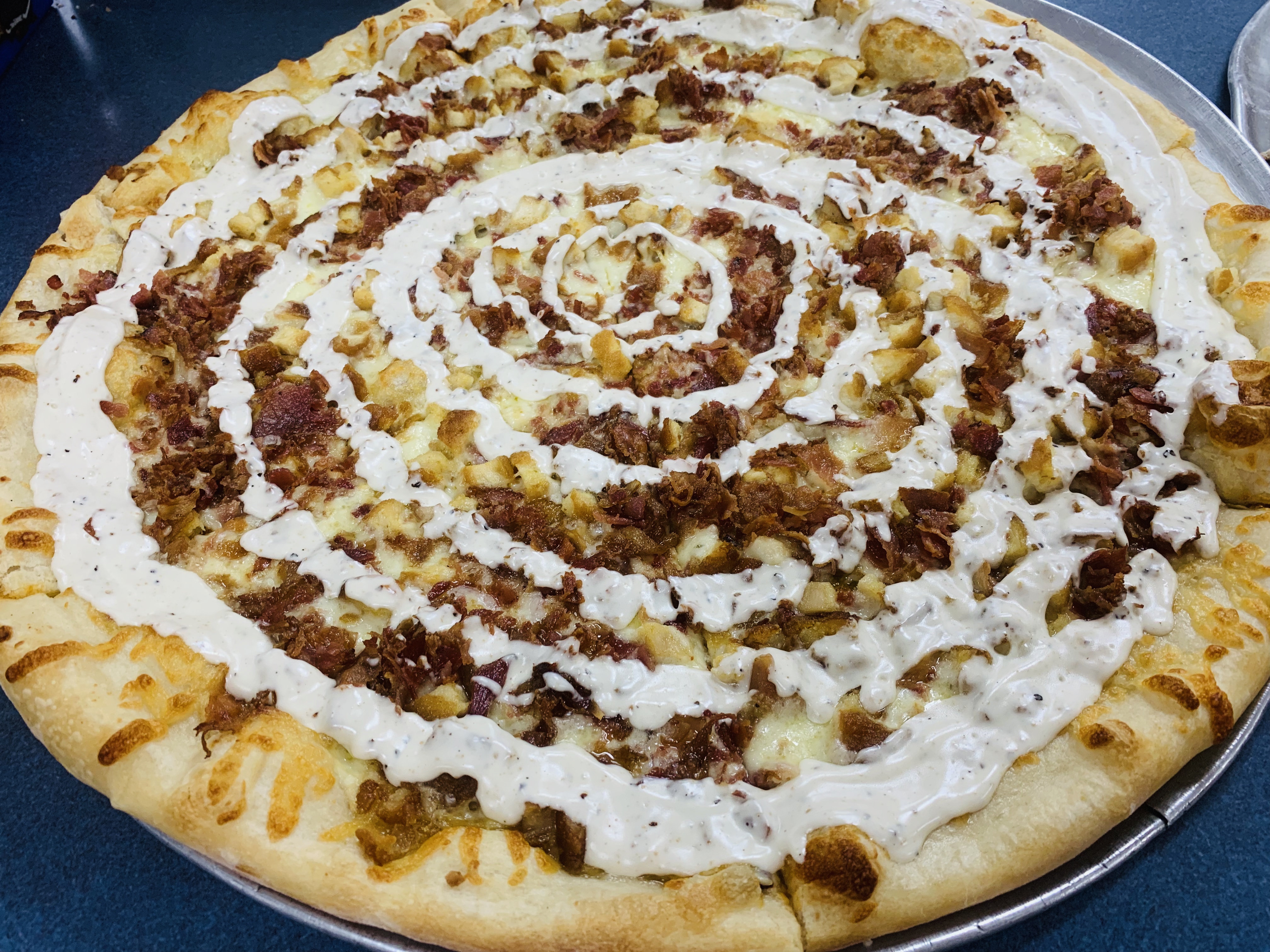 Order Chicken Bacon Pizza food online from Jd Pizza & Grill store, Jamesville on bringmethat.com
