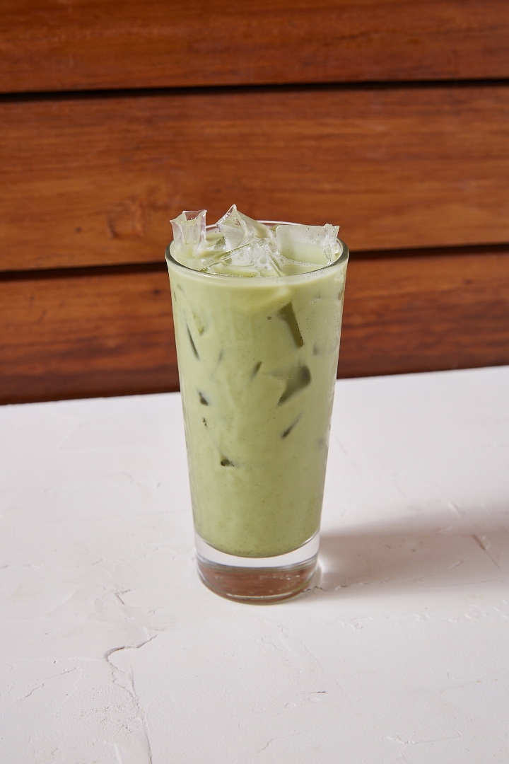 Order Iced Rose Matcha Latte food online from Rebol store, Cleveland on bringmethat.com